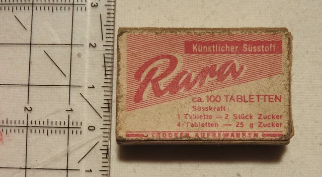 Miniatur - Rara Künstlicher Süßstoff -Tabletten Schachtel - OVP - Apotheke (18)