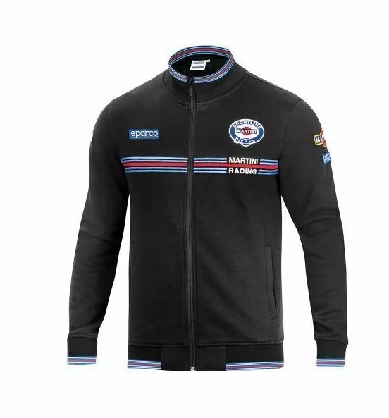 Sweat-Shirt Zull Fermeture Éclair Reproduction Martini Racing - Sparco ✔️