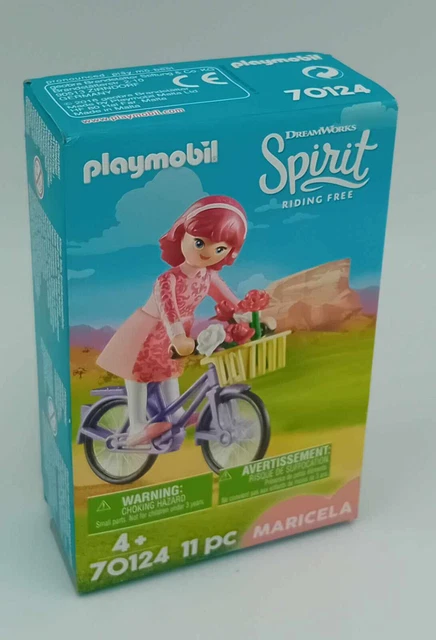 PLAYMOBIL 70124 DREAMWORKS Spirit Riding Free Maricela mit Fahrrad ...