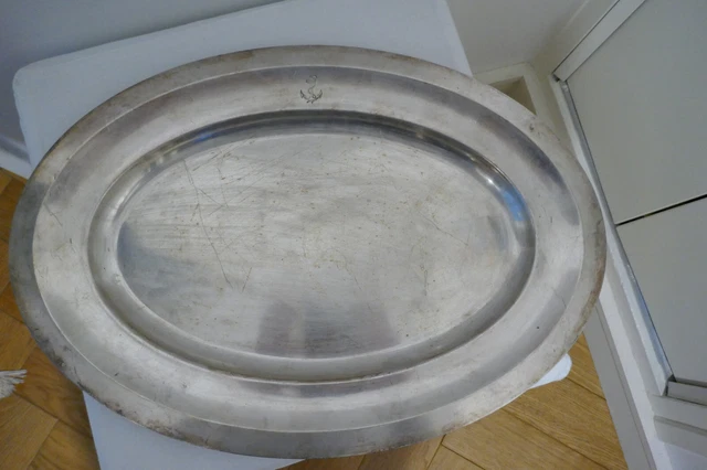 Plat Ovale Christofle Malmaison - Porcelaine Blanche 9 Pouces - Neuf
