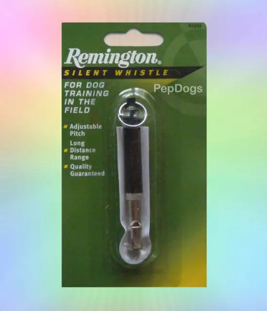 REMINGTON Silent Whistle Dog Puppy Command Field Training Adjustable High Pitch