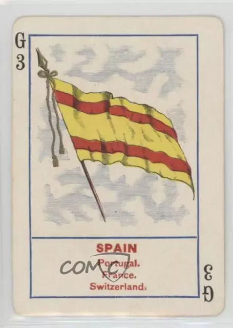 1896 Cincinnati Game of Flags No 1111 4 Flag Back Spain #G3 0w6