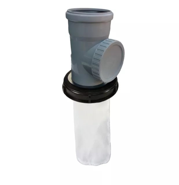 IBC Deckel DN 150 Regenwassertank - Be- Entlüfter Set mit Überlauf Tülle 25  mm