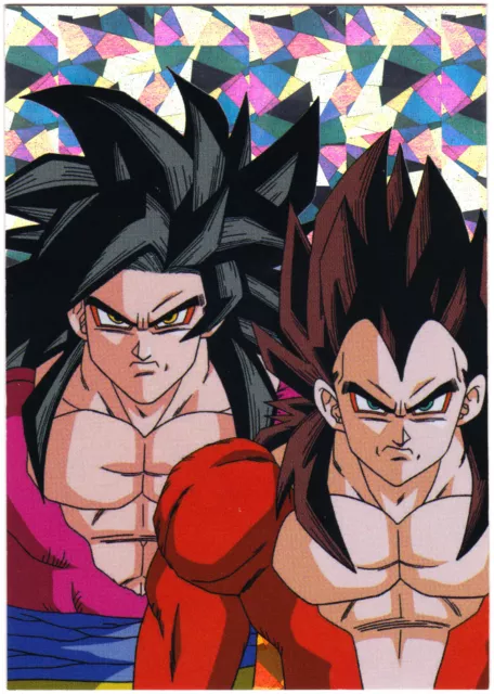 Dragon Ball Universall Collection card - G02 - Vegeta & Goku Super Saiyan 4