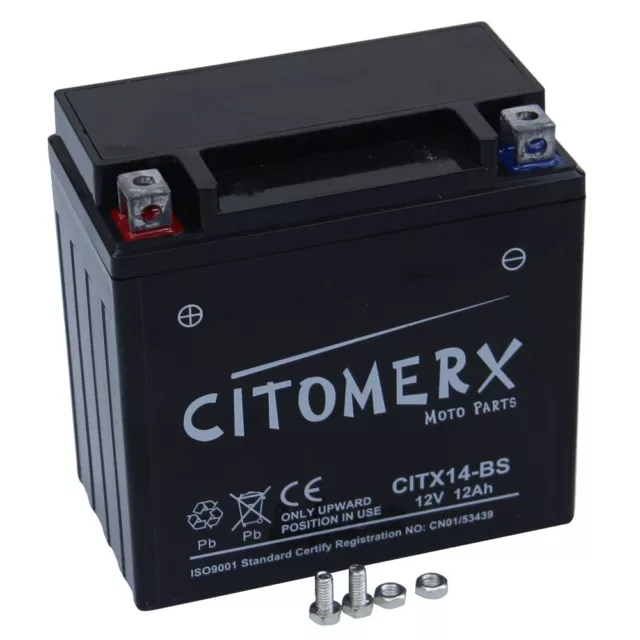 BATTERIE Gel-Batterie ETX14-BS für BMW F 800 S/ST/ST ABS Typ E8STK71 Bj. 06-11