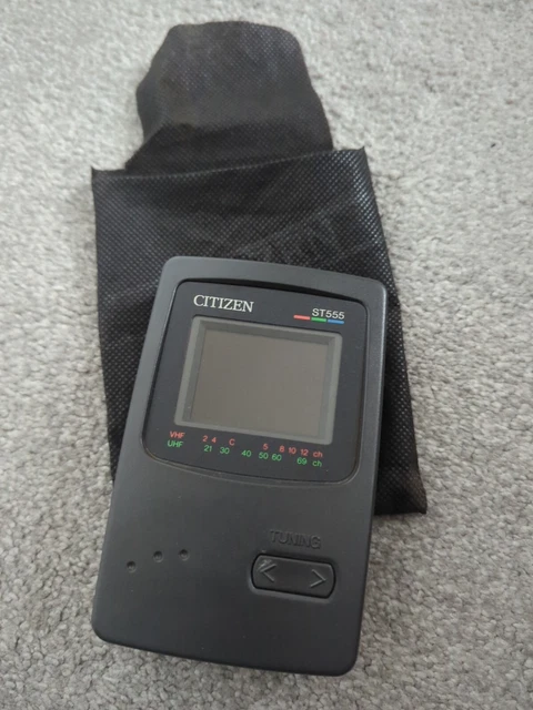 CITIZEN ST-555 PORTABLE LCD Vintage TV £15.00 - PicClick UK