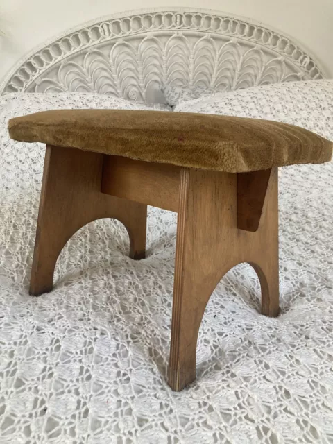 Vintage Mid Century 50s 60s Stool Scandinavian Scandi Foot