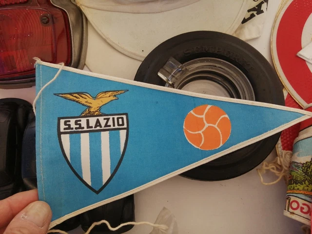 Drapeau Milan AC D’époque, Fin Des Années 60, Original