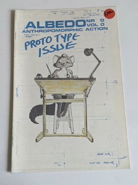 Albedo PROTOTYPE ISSUE #0 1986 Thoughts and Images Comics Pre USAGI 4th Print