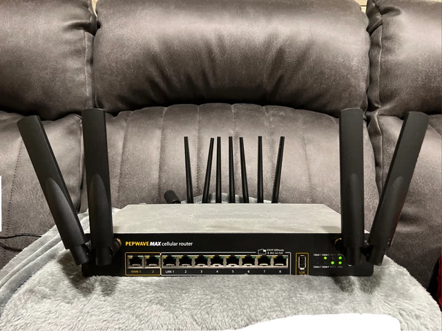 Crowle Bonding Router PEPWAVE MAX-HD4-LTEA VEHICULAR Quad-Cellular Bandwidth Bonding Router ...