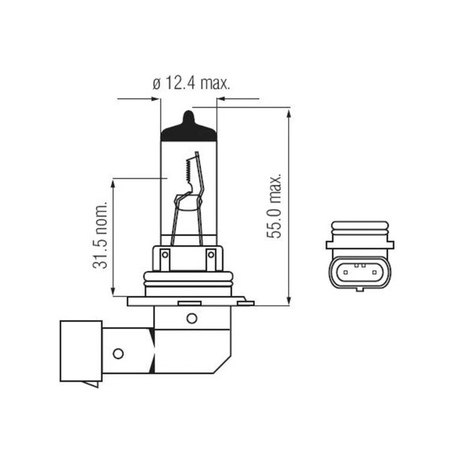 General Electric Lampada Ge H10 12v 42W Py20D