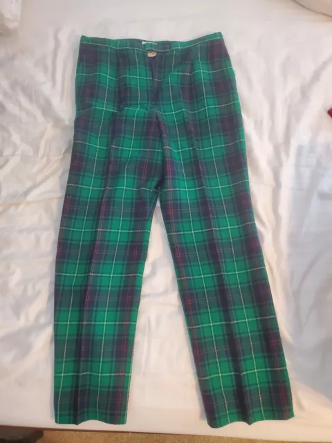 Vintage PENDLETON  Women's Macneil Tartan SIZE  18 Lined Slacks
