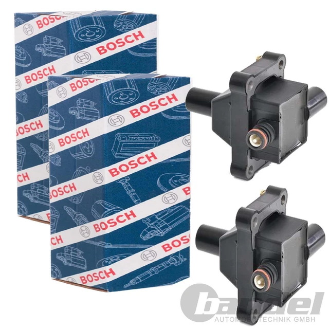 2x BOBINA DI ACCENSIONE BOSCH MODULO DI ACCENSIONE adatto per MERCEDES CLK SLK CLASSE C/E W210 W202