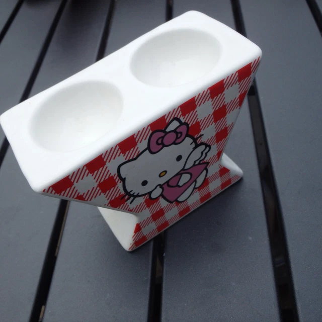 Sanrio Hello Kitty Doble Huevo Cerámica Caramelo Amigos 2007 Regalo de Cumpleaños