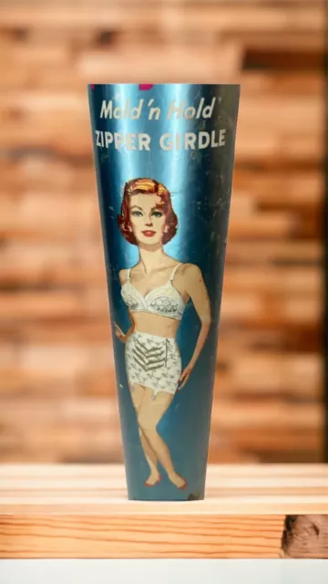 PLAYTEX MOLD'N HOLD Zipper Girdle Advertising Tube Pinup Mid Century VTG  Girlie $24.05 - PicClick