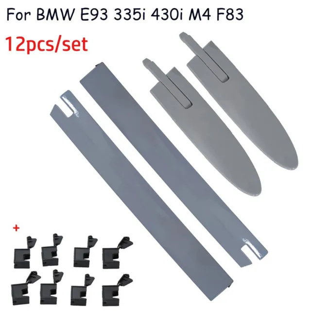 Copertura cerniera utile per BMW E93 335i 430i M4 M3 12x clip cabrio tetto
