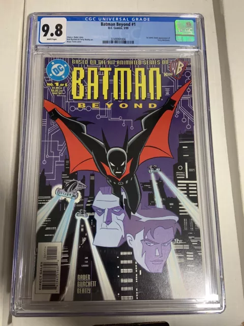 BATMAN BEYOND #1 CGC 9.8 (DC,1999) 1ST PRINT, 1st TERRY MCGINNIS  CGC 9.8