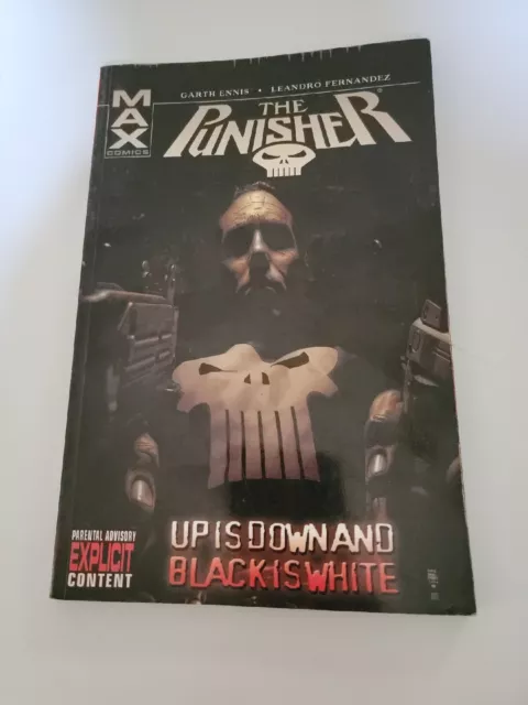 Marvel THE PUNISHER MAX Volume 4 Up Is Down And Black Is White TPB Graphic Novel