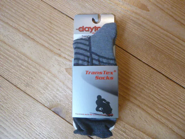 Daytona Motorrad Socken Trans Tex Socks Gr 38 39 40 grau  Glemseck 101 Verlosung