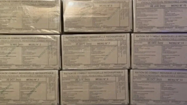 Carton ration ten in one menu 3 petit militaire militaria guerre ww2 wwii - Collection