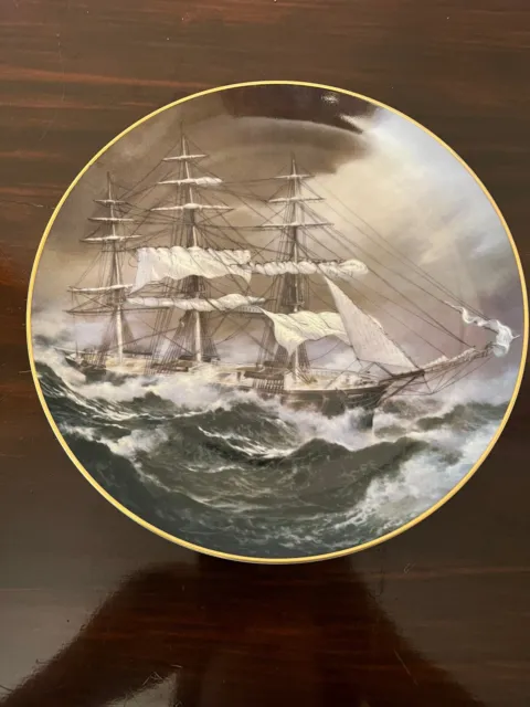 "Great Clipper Ships Plate Collection" ~Nightingale~23 Cms*Franklin Porcelain~