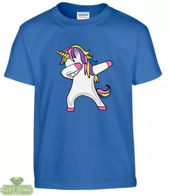 T-shirt unicorno dabbing bambini ragazzi ragazze 3