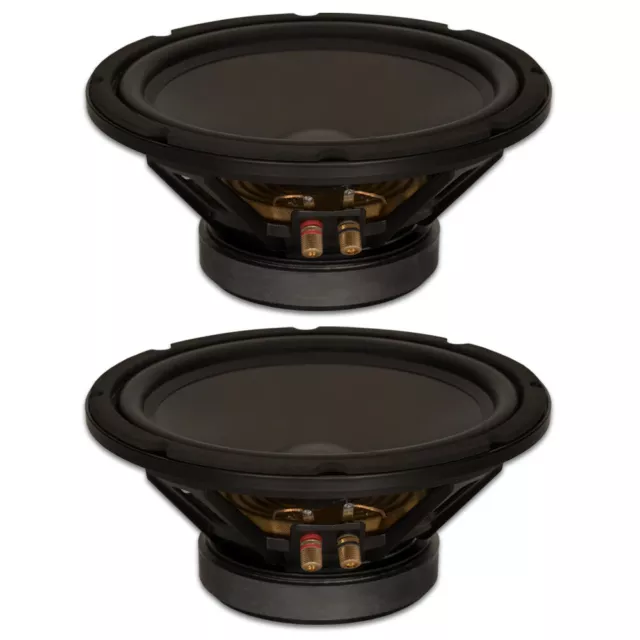 2 Goldwood Sound GW-10PC-4 Heavy Duty 4ohm 10" Woofers 400 Watts each Speakers