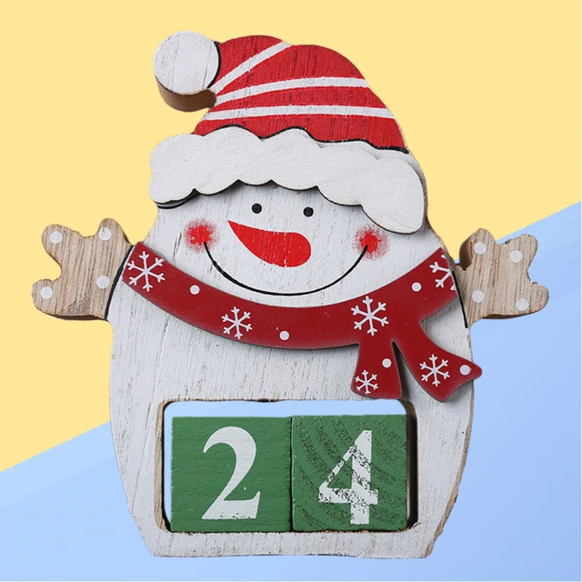Schreibtischkalender Weihnachtsdekoration Aus Holz Dreidimensional