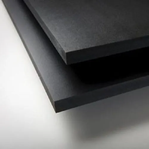 Black E- Pvc Foam Board Plastic Sheets 1/4" X 12" X 12" Vacuum Forming