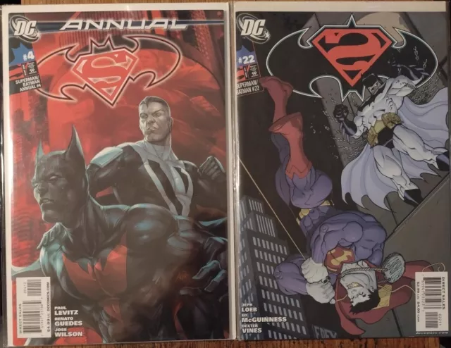 SUPERMAN BATMAN ANNUAL #4 2ND PRINT DC COMICS 2010 Superman Batman 22 Get Both!!