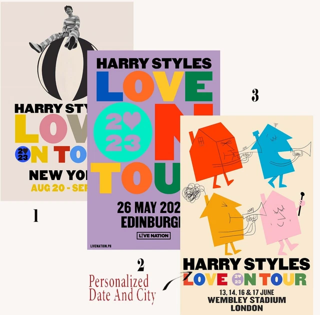 HARRY STYLES LOVE on Tour 2023 poster purchased at Wembley Stadium 2.16 PicClick HARRY STYLES LOVE on Tour 2023 poster purchased at Wembley Stadium 2.16 PicClick