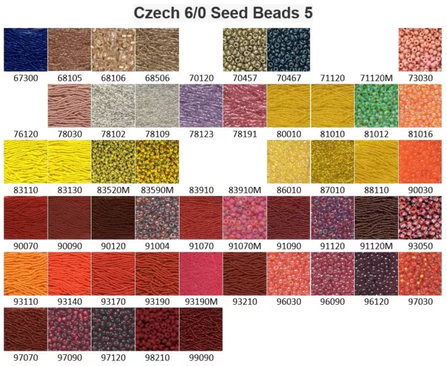 Czech 6/0 Preciosa Rocaille Glass Seed Beads 5