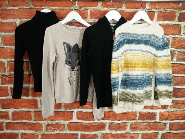 Girls Bundle Age 5-6 Years Next H&M M&S Sweater Pullover Hoodie Jacket Dog 110Cm