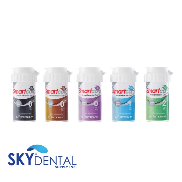 PLAIN SMARTCORD DENTAL Knitted Gingival Retraction Cord Sizes 0 00 000