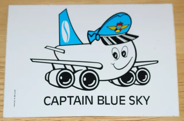 Sabena (Belgium) Boeing 747-200 Airline Sticker