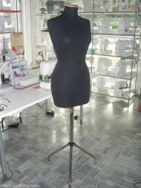 Manichino Busto Sartoriale Donna Altezza Regolabile Taglia Fissa Sartoria