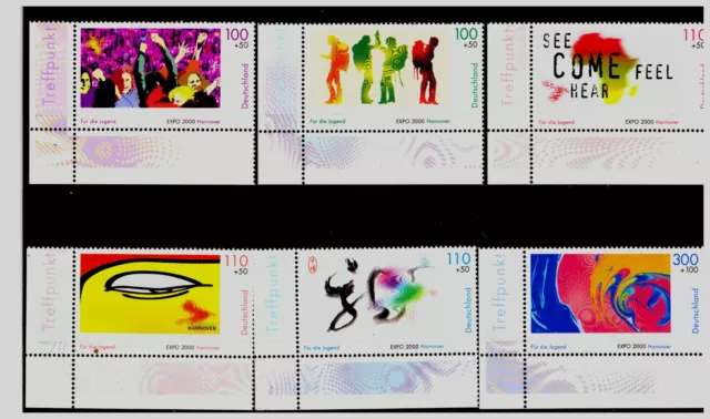 ( D )4  Briefmarken BRD " EXPO 2000 " Mi-Nr. 2117-2122  postfrisch