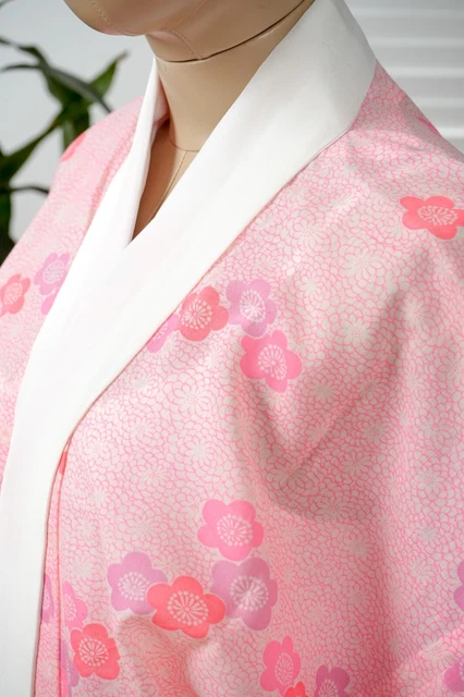 Dear Vanilla Japanese Hitoe Juban Undergown Women's Kimono Genuine Vintage Mint 4