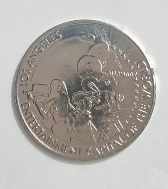 1981 Los Angeles CA Bicentennial Dollar Movie Entertainment Capital Token Coin