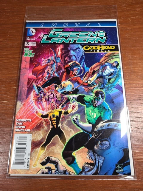 Green Lantern Annual #3 (DC Comics 2015) 1st Print Direct Sales NM/ M GodHead