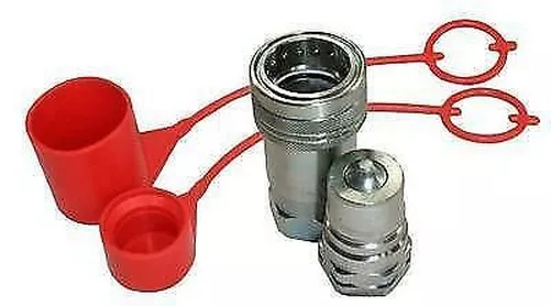 Flowfit Hydraulische Iso Ein Schnell Freigabe Kupplungen 1/4 " Bsp Faden & Plugs