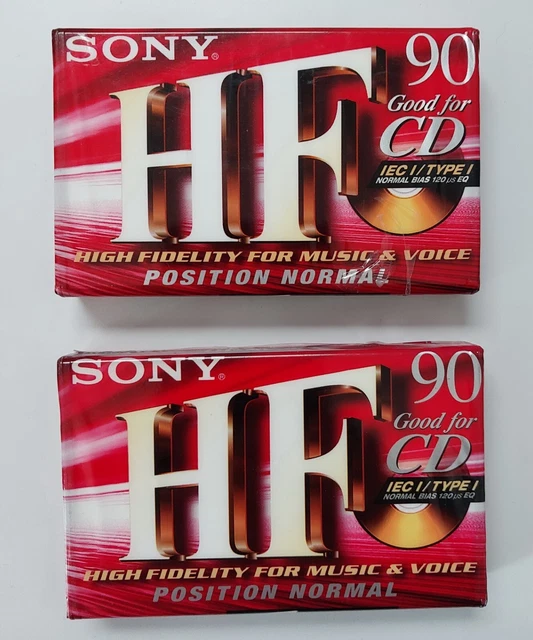 Paquete De Cassettes De Audio Sony Hf 90 Tipo I Virgen | Meses sin interés