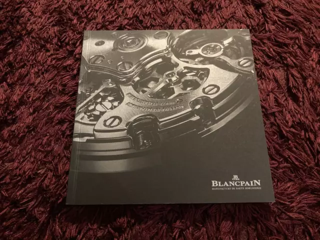 Blancpain Watch Catalogue 2018 - UK Issue - RARE