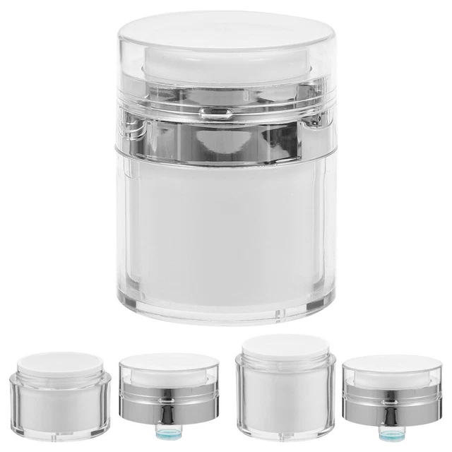 3 piezas crisol crema presión cadencia recipiente de viaje cosméticos multifunción viajes