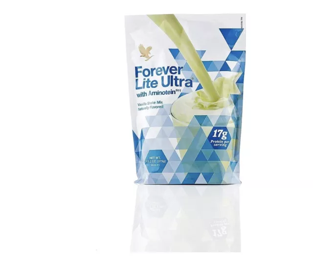 FOREVER LIVING LITE ULTRA SHAKE WITH AMINOTEIN Vanilla 24g Protein per serving