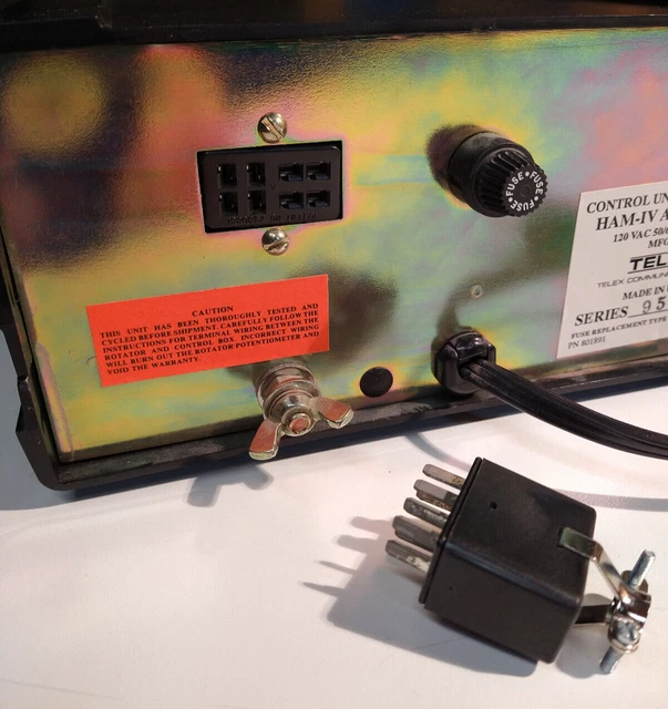 Spina Connettore Per Rotatore YAESU – NANABOSHI NCS-256-P / JETSTREAM JTP4, 6-7 Pin Con Cinghie, Nuovo - Foto 4