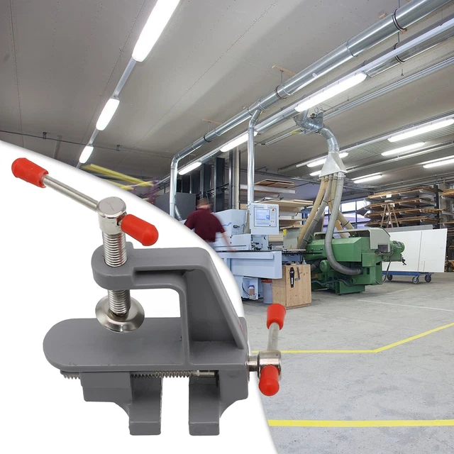 MINI BENCH VISE Table Swivel Rotary Lock Clamp Craft Workbench ...