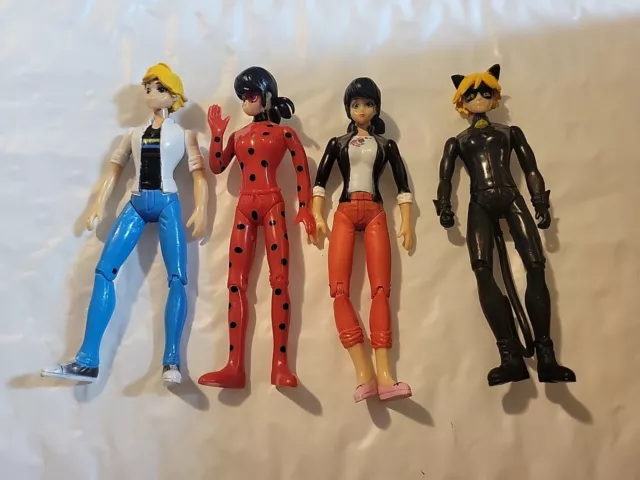 Bandai Adrien Agreste Cat Noir 6 Action Figure Miraculous Ladybug Light up  D5