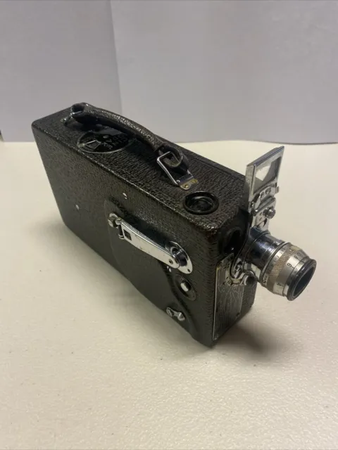 Antique KODAK model K 16 mm CINE Camera w/25 mm F/1.9 ANASTAGMAT Lens