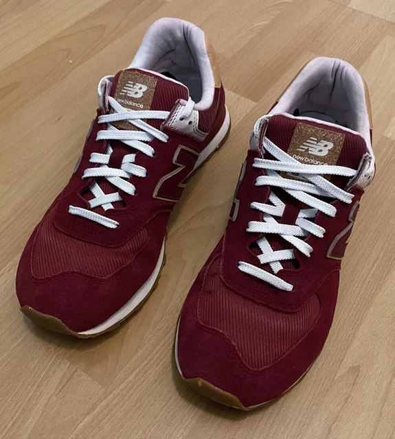 New Balance 574 Herren Sneaker Rot EUR 42,5 US 9 UK 8½ NB OVP frisch gewaschen